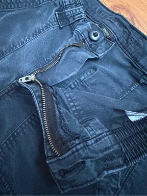 American Eagle Women Stretch Cargo Straight Pants Blue Gray Size 6 Long Tall thumbnail 9