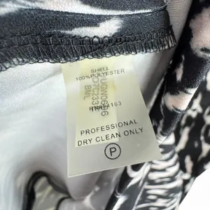 Calvin Klein NWT Womens Black White Animal Print Bell Sleeve Sheath Dress Size 2 thumbnail 6