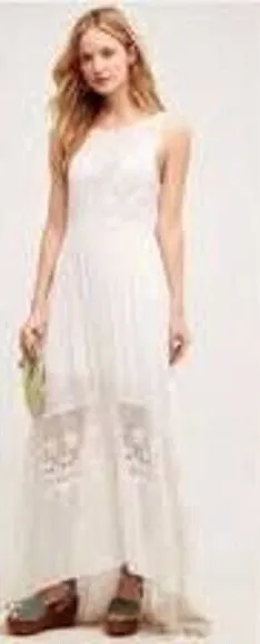 Tracy‎ Reese For Anthropologie EstanciaHigh Low Maxi Dress thumbnail 1