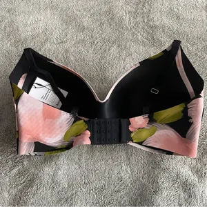 Knix WingWoman Contour Wireless Bra in Flora Splendor Plus Size 8+ 42E, 40F, 42F thumbnail 5