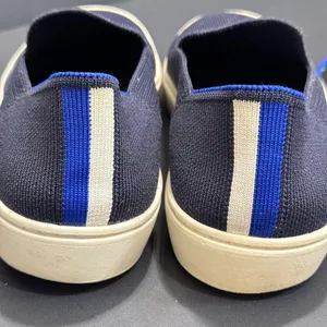 Rothys Navy Blue Classic Slide Sneakers Preppy‎ Quiet Luxury Designer 7.5 Women thumbnail 11