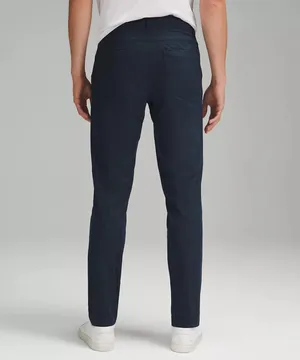 32 Men’s Lululemon Athletica Navy Pants ABC Slim-Fit 5 Pocket Pant Warpstreme thumbnail 2