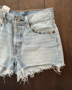Levi’s Embellished Shorts thumbnail 1