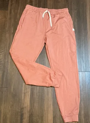 Vuori Performance Jogger Terracotta Clay Drawstring Sweatpants Large VW303-L thumbnail 1