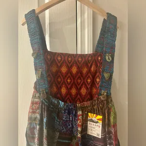 Rising International Patchwork Overalls Blue Size M thumbnail 6