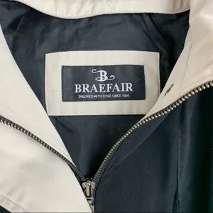 Braefair Black Tan and Plaid Jacket Coat Size L thumbnail 12