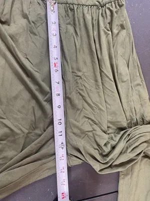 BTFBM Olive Green Jumpsuit Sleeveless Flowy M Minimalist Lounge Pocket NWT thumbnail 15