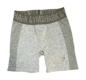 Gymshark Women's Green Flex Shorts Compression Stretch Seamless‎ Athletic XS thumbnail 1