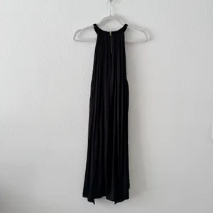A.L.C. Black Gray Draped Halter Neck Shift Mini Dress Elegant Party Dress Size M thumbnail 5