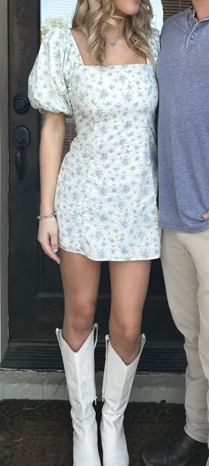 Marble Mini Dress Floral thumbnail 1