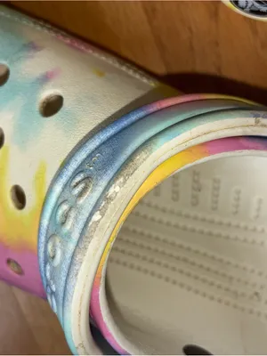 CROCS Classic Clog - Yellow Multi Tie-Dye thumbnail 6