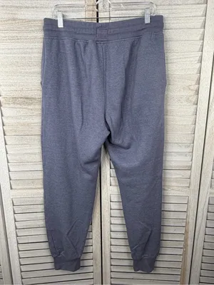 CUFFY'S OF CAPE COD Women's Comfy Embroidered Sweat Pants Heather Blue-Large thumbnail 3