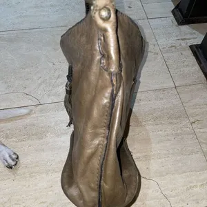 Patricia Nash Bohemian Style Italian Leather Bucket‎ Handbag Brown thumbnail 9