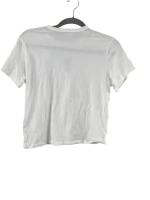Women's Abercrombie & Fitch Tini Time Graphic Tee, Size S, White thumbnail 3