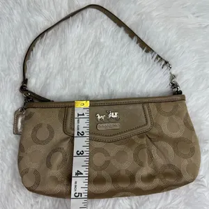 COACH y2k Signature Canvas Wristlet Mini Purse thumbnail 8