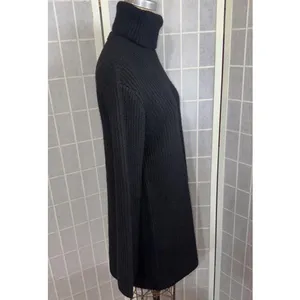 Steve Madden Black Long‎ Sleeve Minimalist Designer Sweater Dress Small NWT thumbnail 4