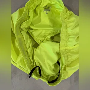 Nike Women's Neon Yellow Athletic Shorts‎ Size Small thumbnail 4