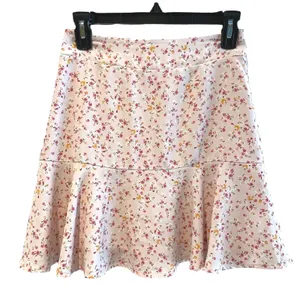 Mi‎ Ami Francescas Sicily JJ4 Floral Ruffle Mini Skirt Pink XS thumbnail 1