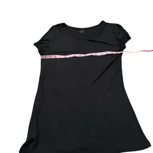 LOFT lightweight black t-shirt thumbnail 4