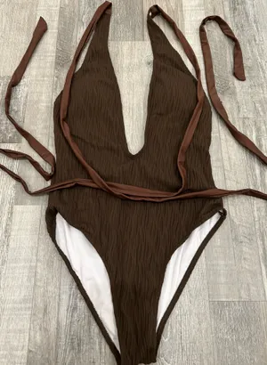 Zaful Plunging Swimsuit thumbnail 2