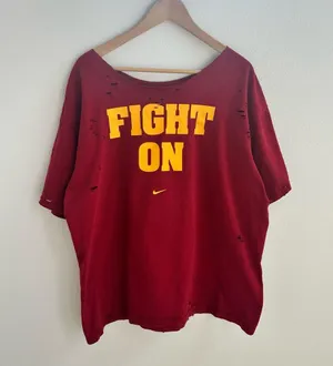 Nike SC Trojans off-the-shoulder oversized t-shirt thumbnail 1