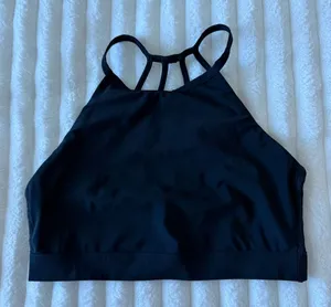 all in motion Black Strappy Sports Bra thumbnail 1