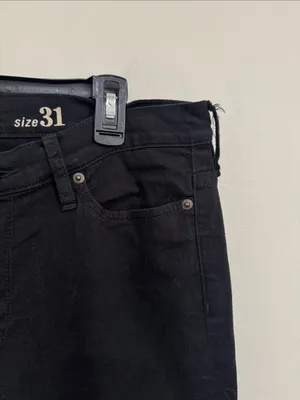 J.Crew Reid Slim Jeans Dark Black Wash Stretch Denim size 31 thumbnail 7