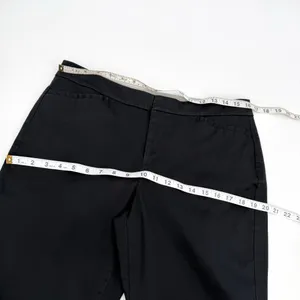 COLDWATER CREEK Capri Pants Womens 10 Black Natural Fit Crop Casual Cotton Blend thumbnail 6