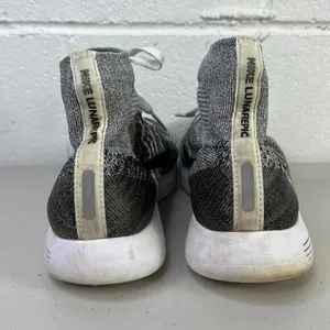 NIKE Mesh HighTop Athletic Sneakers sz 8 Gray/White 818677-101 lunarepic flyknit thumbnail 5