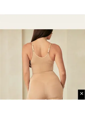 Pinsy cream shape wear shorts bodysuit women’s size xlarge new with tags thumbnail 3