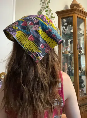 mushroom bandana Blue thumbnail 1