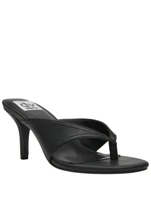 DV Dolce Vita Clarity High Heel Thong Dress Sandals CLARITY Black 9.5M thumbnail 10