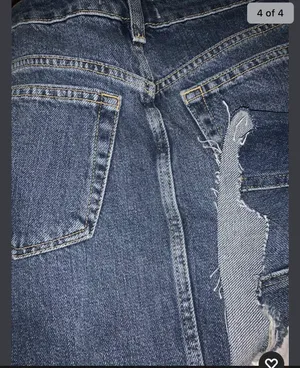 Free People Size 26 Womens Distressed Mini Denim Skirt Color: Harvey BNWTS thumbnail 5