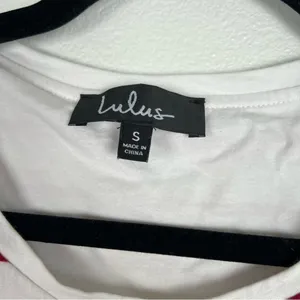 Lulus Short Sleeve Striped Tee Shirt Dress Sz S‎ thumbnail 2