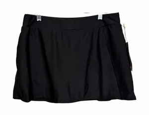 Reebok Women's Sz M Black Skortini Workout Skort With Inner Short NWT Gym Tennis thumbnail 1