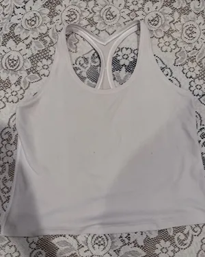 Racerback Crop Tank Top thumbnail 1