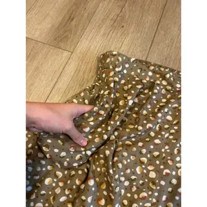 Vintage Connection Related Separates Olive Green Abstract Dot Shorts Pockets thumbnail 3