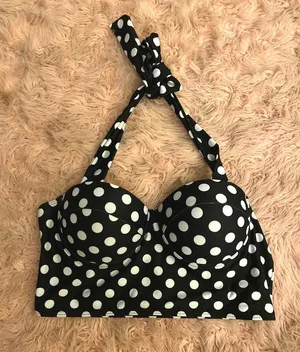 Bikini Top Black thumbnail 1