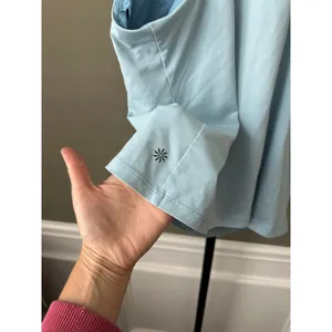 Athleta Conscious Built In Bra Tank Light Blue Large thumbnail 3