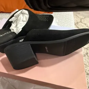 Lisa Vicky Black Suede Shoes Size 7.5 thumbnail 5