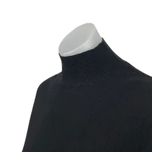 MNG Mango Women's Black Long Sleeve Turtleneck Knit Longline Sweater Top Size S thumbnail 2