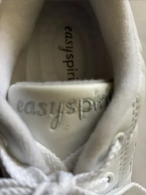 Easy Spirit Women's White Leather Lace-Up Sneakers - Classic Casual thumbnail 5