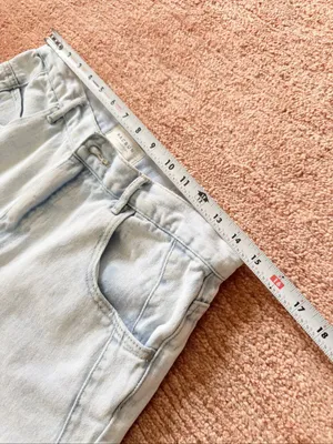 PacSun Mom Denim Shorts Light Wash High Rise Cuffed Size 29 thumbnail 6