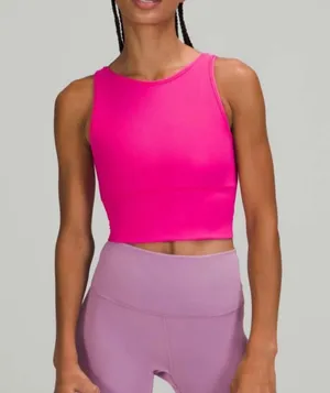 Lululemon Power Pivot Tank Rib Sonic Pink thumbnail 1