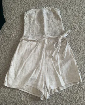 Abercrombie Tie-Front Strapless Romper thumbnail 3