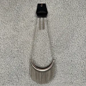 Paparazzi Gunmetal Crescent Fringe Zoo Zone Necklace Set Boho Bling Y2K Classic‎ thumbnail 6