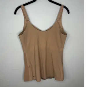 Honeylove Liftwear Shapewear Tank Top Cami Size Large Sand Built-In Wireless Bra thumbnail 2