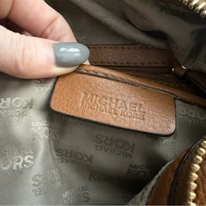 Michael Kors Brown Leather Satchel thumbnail 5