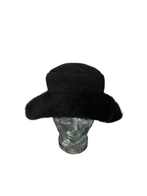 Ultra-Plush Faux suede Fur Bucket Hat 90s Fall Winter streetwear thumbnail 6