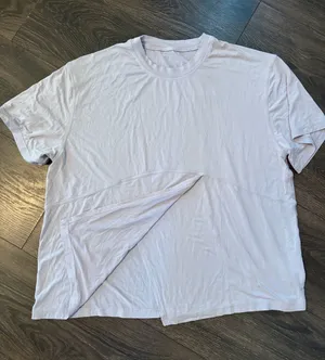lululemon athletica Criss Cross Bottom Short Sleeve Crew Tee in Pale Lavender L thumbnail 1